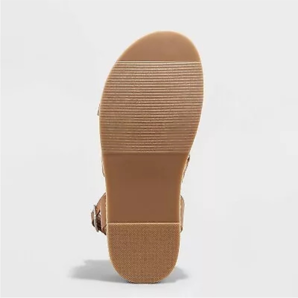 Women's Tanna Platform Sandals - Universal Thread Cognac - Picture 3 of 9